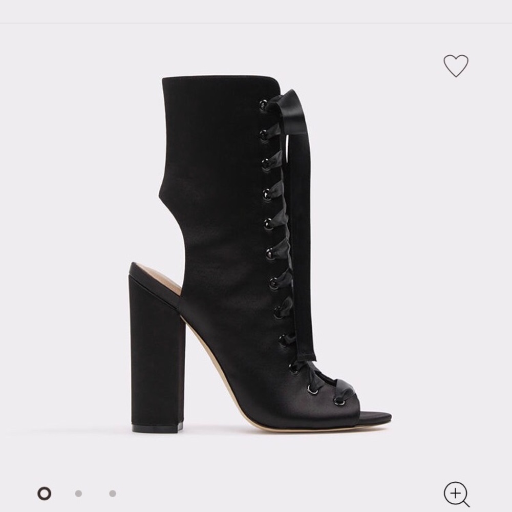 Aldo Ribbon Lace Up Heel